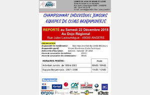 Championnat départ par équipes benjamins
