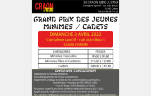 GRAND PRIX DES JEUNES CRAON MINIMES / CADETS